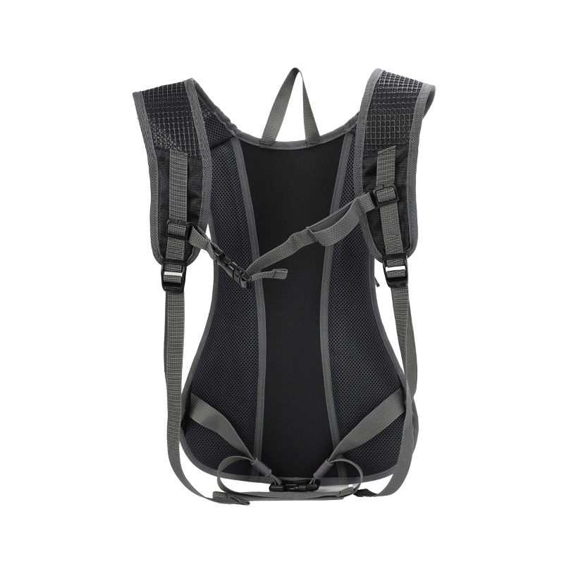 Mochila de hidratación TEROS TE-9034BK, incluye bolsa de agua de 2L, poliéster, negro