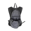 Mochila de hidratación TEROS TE-9034BK, incluye bolsa de agua de 2L, poliéster, negro