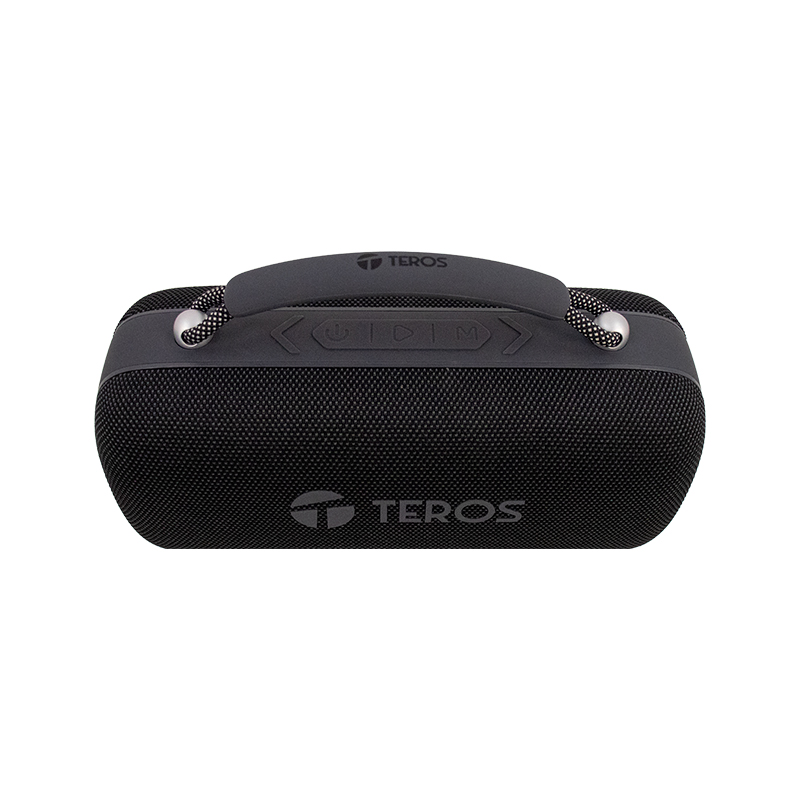 Parlante Inalámbrico Teros Vibes VB-6049BLK, 60W, BT 5.3, 4000 MAH, USB, Luces LED, Negro