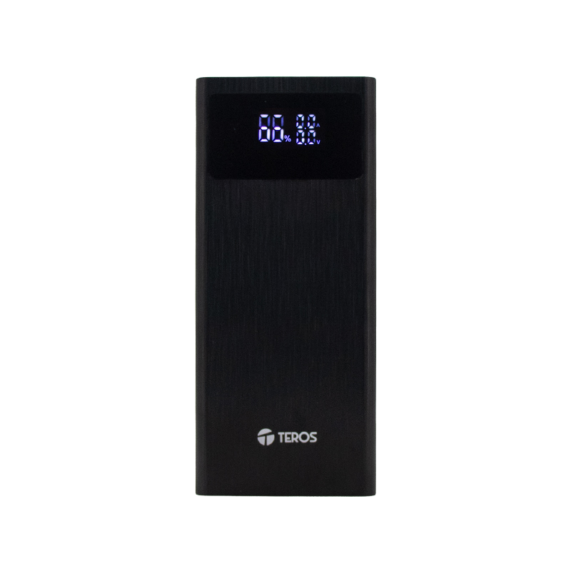 Powerbank TEROS TE-7059N, 30000MAh, USB-A, USB-C, negro
