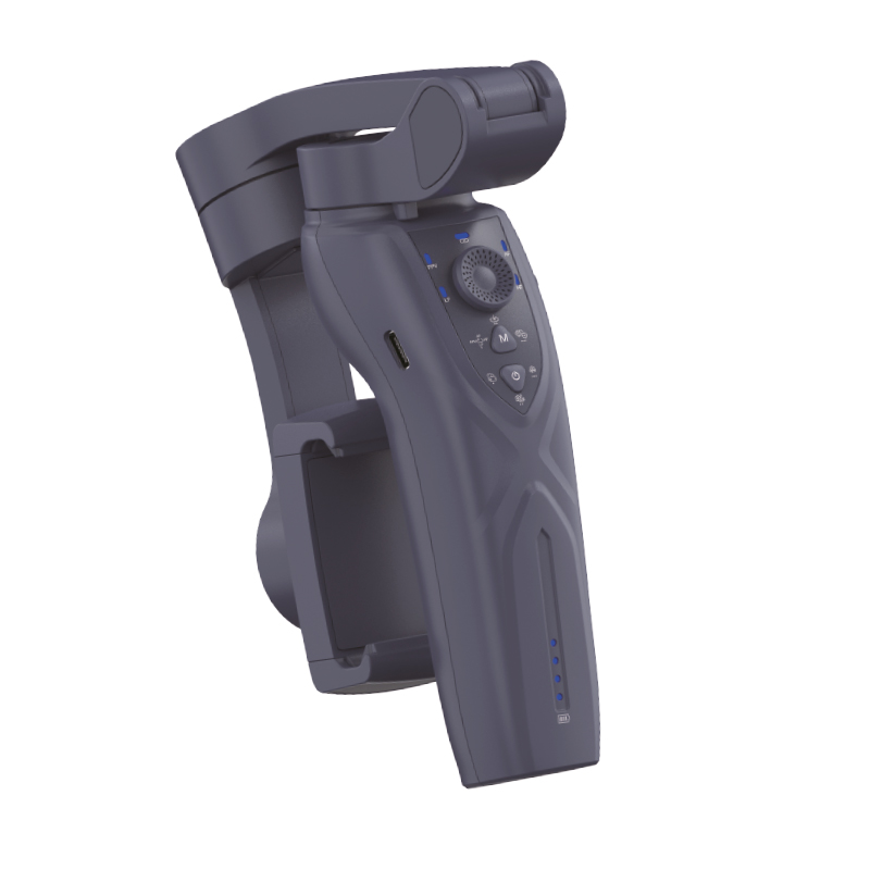 Estabilizador de Cardan, para teléfono, bluetooth inalámbrico de 3 ejes, negro