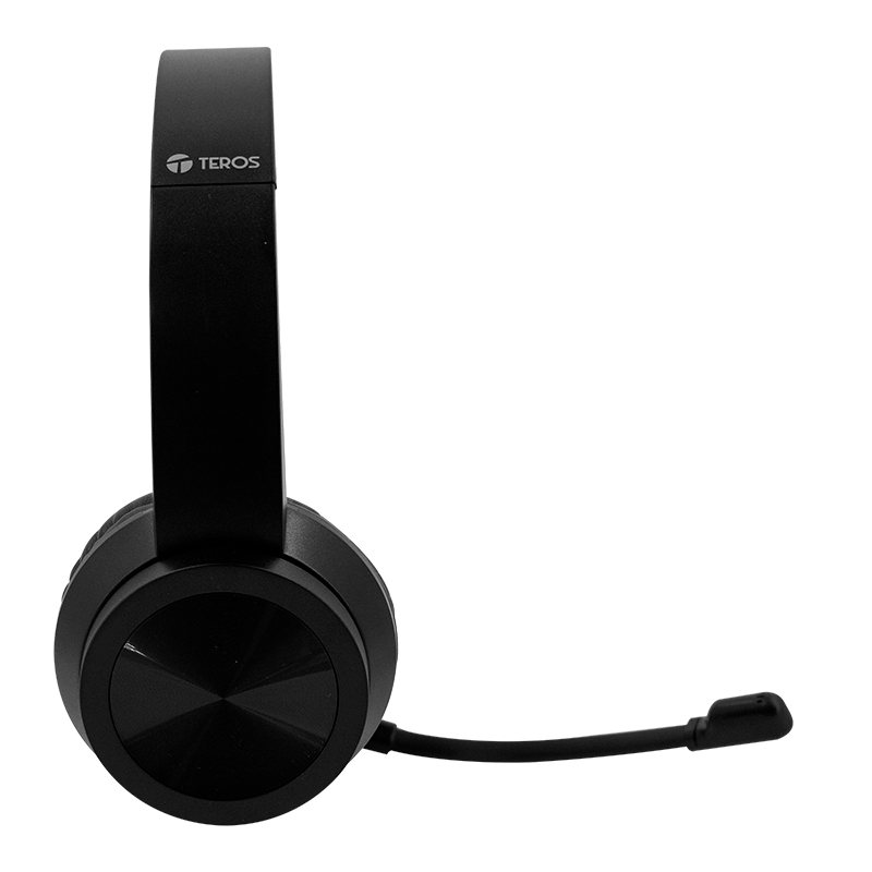 Audífono TEROS TE-8037N (HEADSET), negro