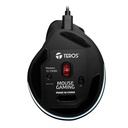 Mouse Inalámbrico Teros TE-5169N, 2.4G+Bluetooth, 2400 DPI, USB, Color Negro