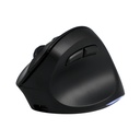 Mouse Inalámbrico Teros TE-5169N, 2.4G+Bluetooth, 2400 DPI, USB, Color Negro