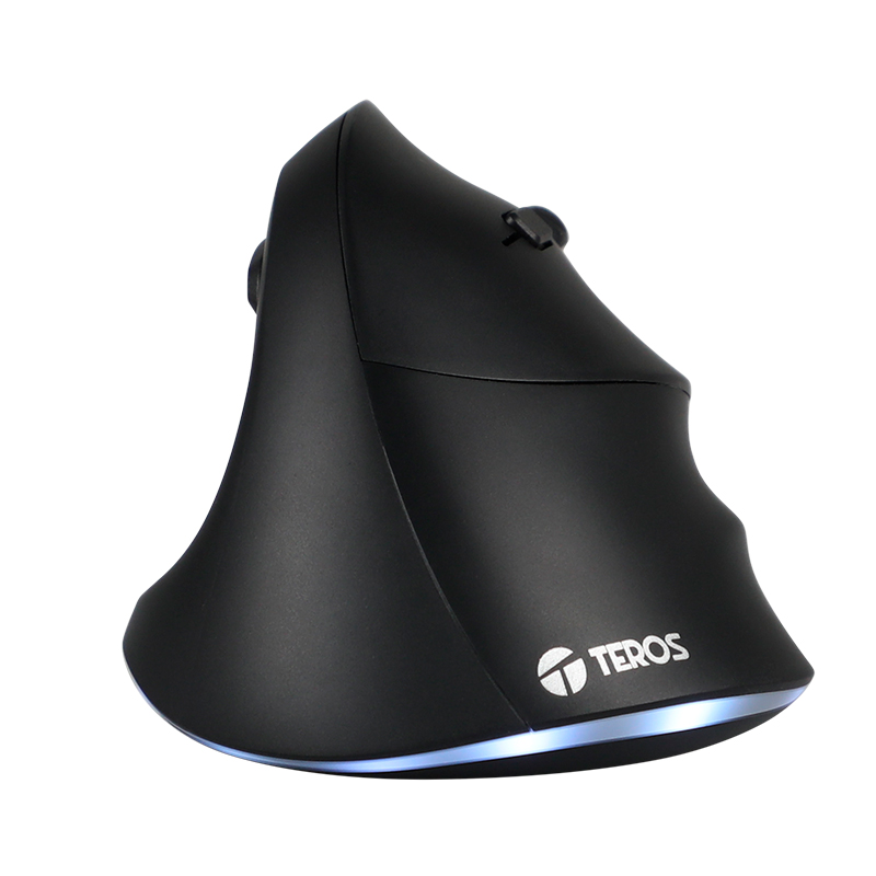 Mouse Inalámbrico Teros TE-5169N, 2.4G+Bluetooth, 2400 DPI, USB, Color Negro