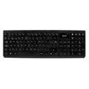 Kit teclado y mouse TEROS TE-4071S, inalámbrico, 2.4 GHz, acabado elegante, negro, español
