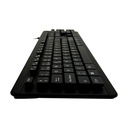 Teclado lavable TEROS TE-4065N, IPX7, USB, negro