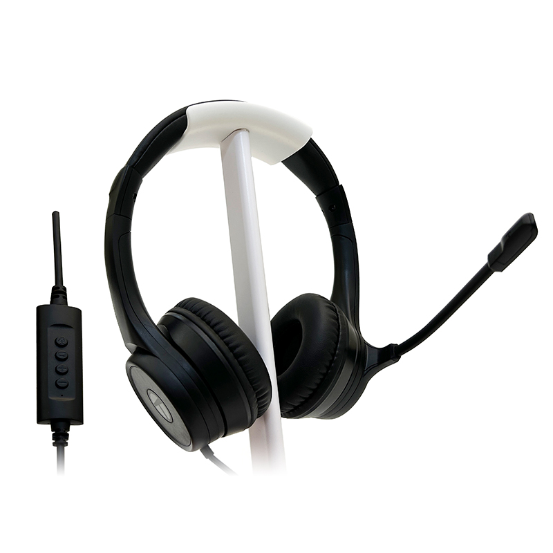 Audífono TEROS TE-8036N (HEADSET), negro