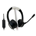 Audífono TEROS TE-8036N (HEADSET), negro