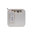 Parlante inalámbrico TEROS Legacy 6051, 8W, BT 5.3, 1500 mAh, USB, TF, Aux, Beige