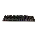 Teclado mecánico TE-4068G, retroiluminación rainbow, USB 2.0, español, color negro
