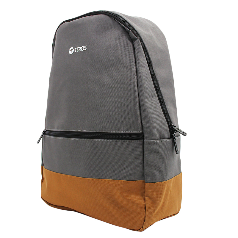 Backpack Teros Nova TE-ACS9020GR, para Notebooks de hasta 15.6", Color Gris/Marrón