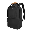 Backpack Teros City II TE-9031BL, para Notebooks de hasta 15.6", Negro