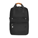 Backpack Teros City II TE-9031BL, para Notebooks de hasta 15.6", Negro