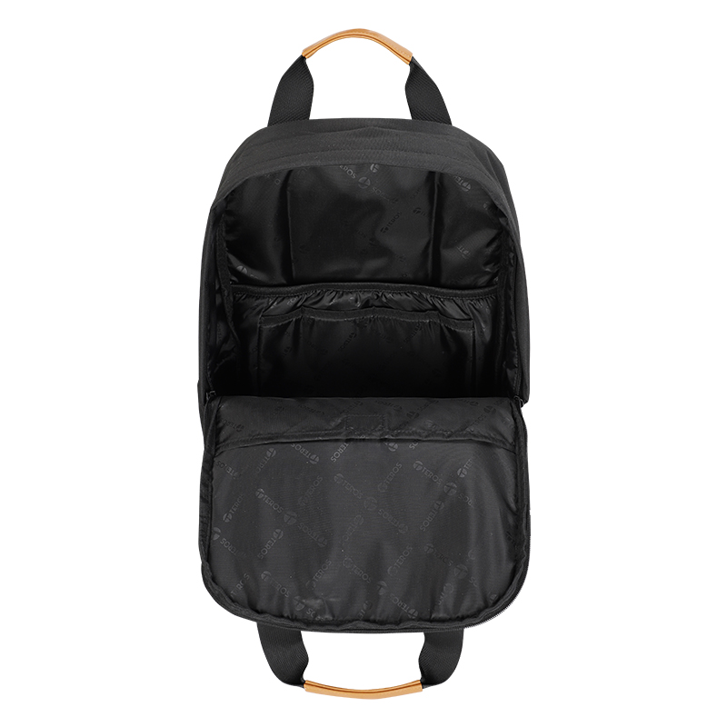 Backpack Teros City II TE-9031BL, para Notebooks de hasta 15.6", Negro
