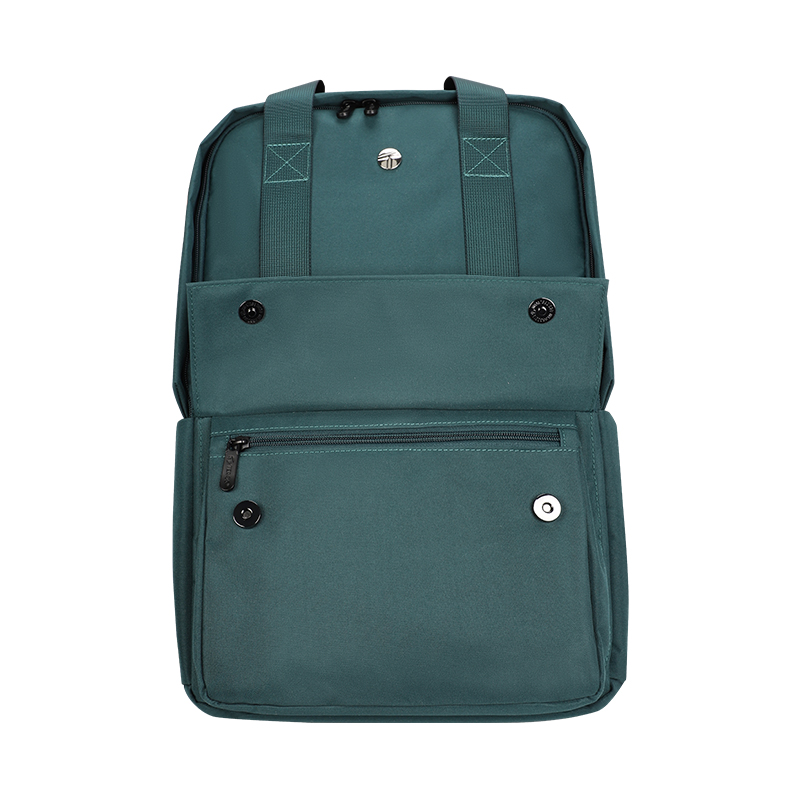 Backpack Teros City II TE-9032GR, Para Notebooks de hasta 15.6", Color Verde