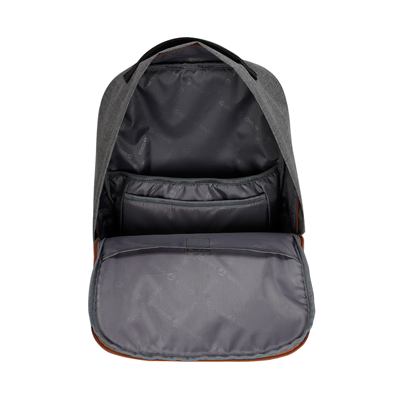 Backpack Teros City II TE-9028-2GR, para Notebooks de hasta 15.6" - Color Gris