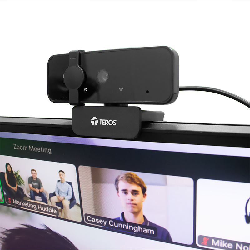 Webcam TEROS TE-9072, 2K, micrófono incorporado, USB 2.0
