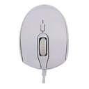 Mouse óptico TEROS TE-1225S, 800-1200-1600 DPI, USB, 4 botones, color blanco