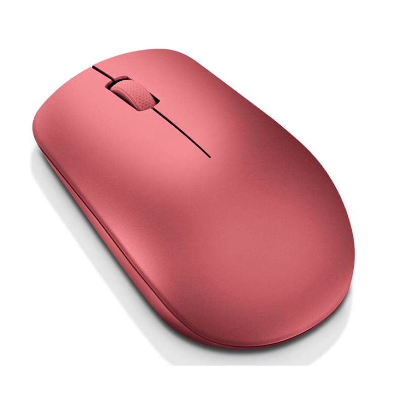 Mouse Lenovo 530 Inalambrico/Diseño Ambidextro/Sensor Optico/1200 DPI/Color Rojo Cereza.