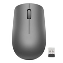 Mouse Lenovo 530 Inalambrico/Diseño Ambidextro/Sensor Optico/1200 DPI/Color Grafito.
