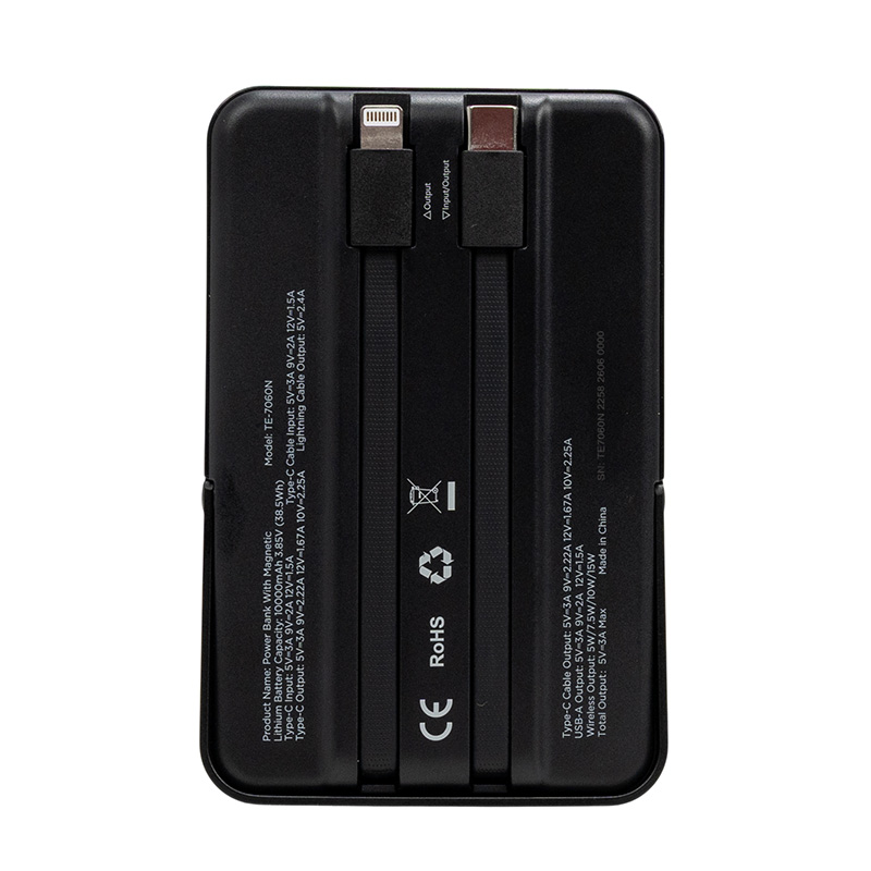Powerbank TEROS TE-7060N, 10000 mAh, (38.5 Wh)