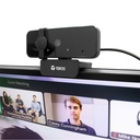 Webcam TEROS TE-9072, 2K, micrófono incorporado, USB 2.0