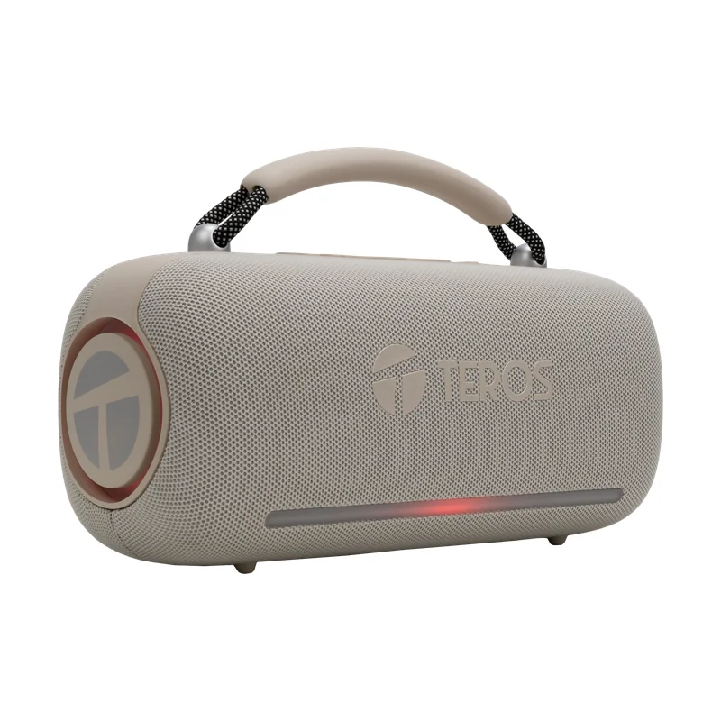 Parlante inalámbrico TEROS VIBE VB-6049W, BT 5.3, 60W, 4000mAh, USB, Luces RGB
