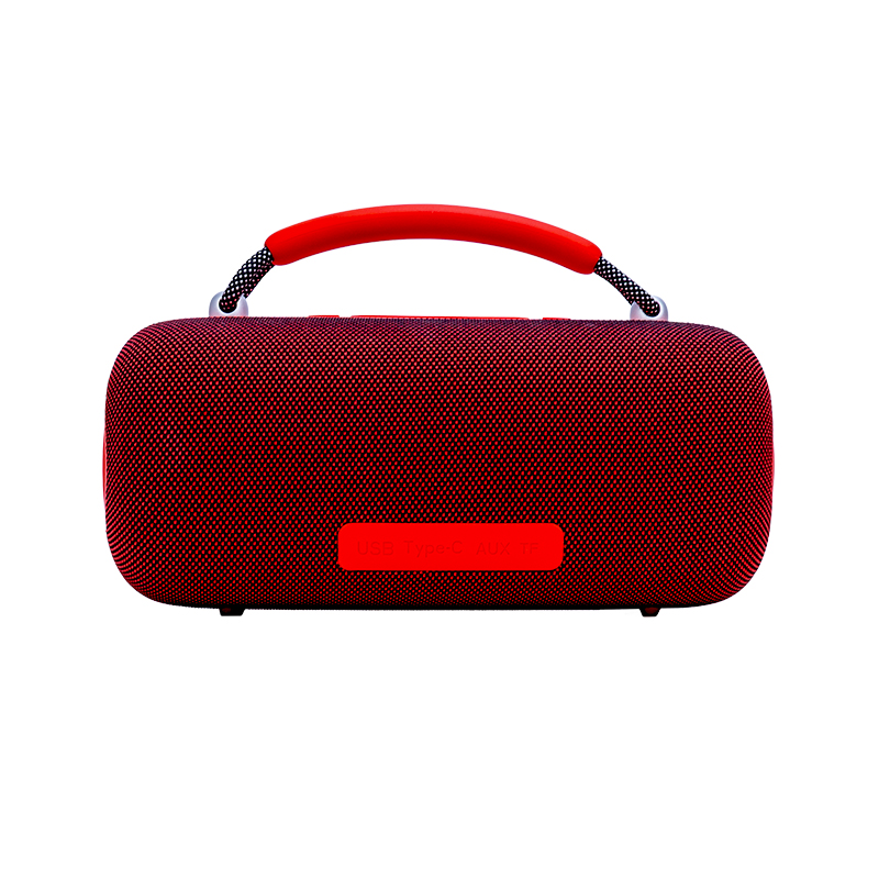 Parlante Inalámbrico Teros Vibe VB-6049R, 60W, BT 5.3, 4000 MAH, USB, Luces LED, Rojo