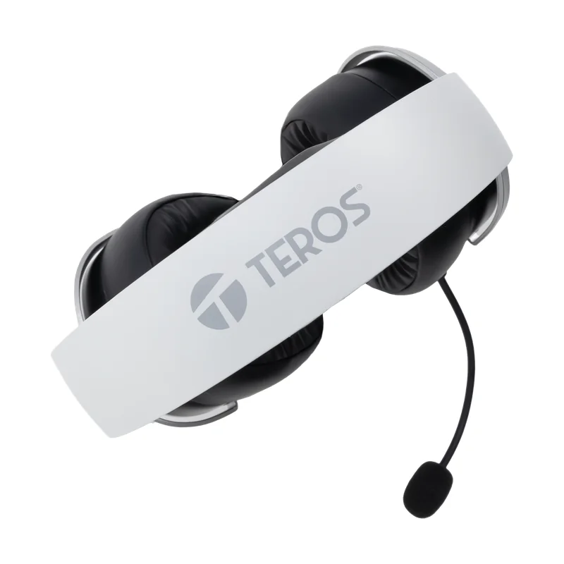 Audífono inalámbrico gamer TEROS TE-80720WBK, BT, USB