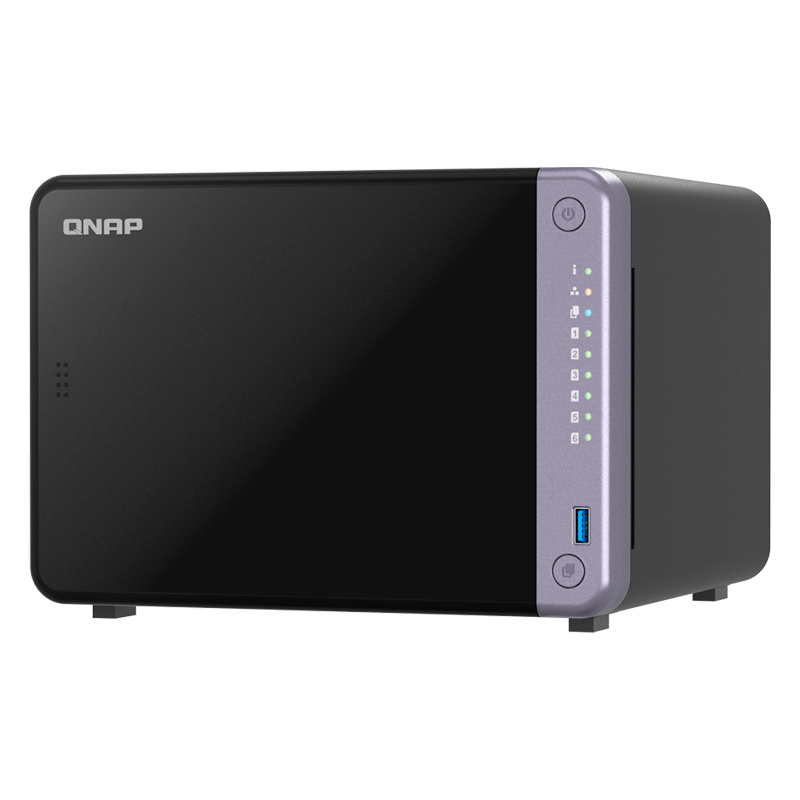 Servidor NAS QNAP TS-632X-4G, ARM AL524 4C/2GHz, 4GB RAM SODIMM, Bahias: 6x3.5" SATA