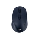 Mouse inalámbrico TEROS TE-1228S, Negro, 6 botones, Receptor USB