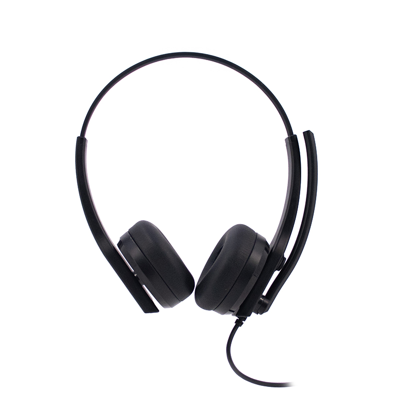 Audífono TEROS TE-8039CS, USB, Negro