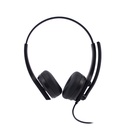 Audífono TEROS TE-8039CS, USB, Negro