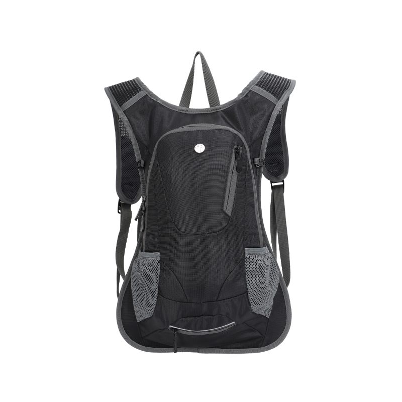 Mochila de hidratación TEROS TE-9034BK, incluye bolsa de agua de 2L, poliéster, negro