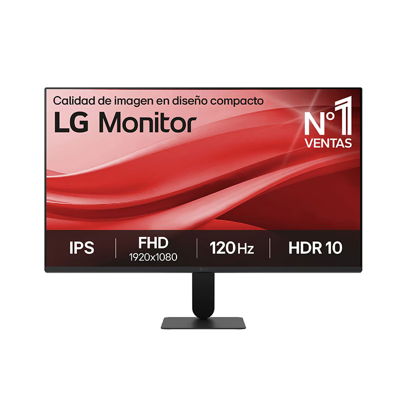 Monitor LG 27” FHD/IPS/120Hz/HDMI/VGA/Headphone-out