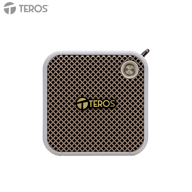 Parlante inalámbrico TEROS Legacy 6051, 8W, BT 5.3, 1500 mAh, USB, TF, Aux, Beige