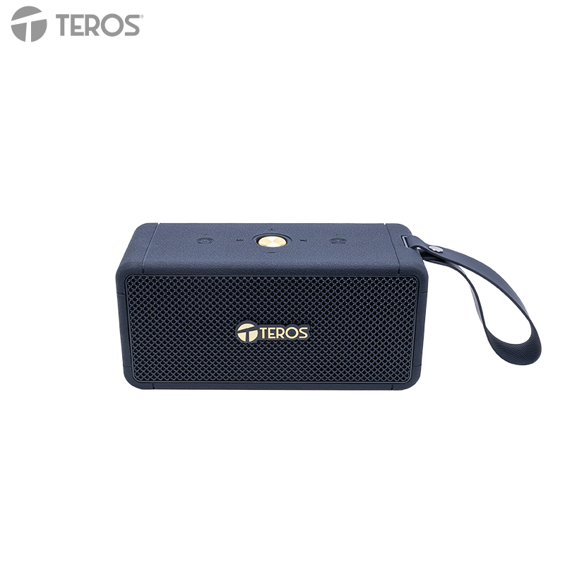 Parlante inalámbrico TEROS Legacy 6052, 8W, BT 5.3, 4000 mAh, USB, TF, Aux, Negro