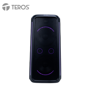 Parlante inalámbrico para fiestas Teros Vibe 6055, 100W, BT, 7000 mAh, USB, Micrófono