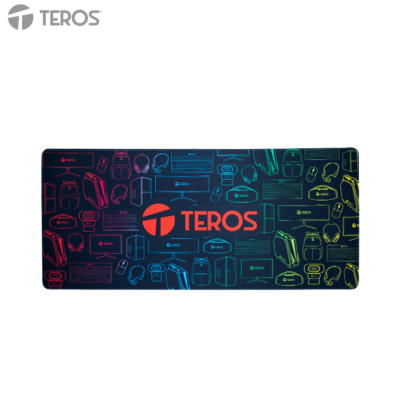 Mousepad gamer TEROS TE-3023G, diseño impreso