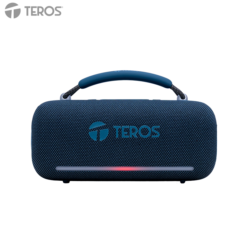 Parlante Inalámbrico Teros Vibe VB-6049BL, 60W, BT 5.3, 4000 MAH, USB, Luces LED, Azul