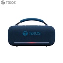 Parlante Inalámbrico Teros Vibe VB-6049BL, 60W, BT 5.3, 4000 MAH, USB, Luces LED, Azul