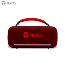 Parlante Inalámbrico Teros Vibe VB-6049R, 60W, BT 5.3, 4000 MAH, USB, Luces LED, Rojo