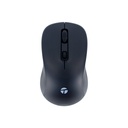 Mouse inalámbrico TEROS TE-1231S, 2.4GHz, BT 5.0, 4 botones, USB, negro
