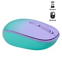 Mouse óptico inalámbrico TEROS TE-1224S, 1000 DPI, receptor USB, 4 botones