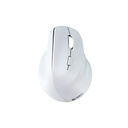 Mouse inalámbrico TEROS TE-1236S, RGB, Blanco, 6 botones con rueda