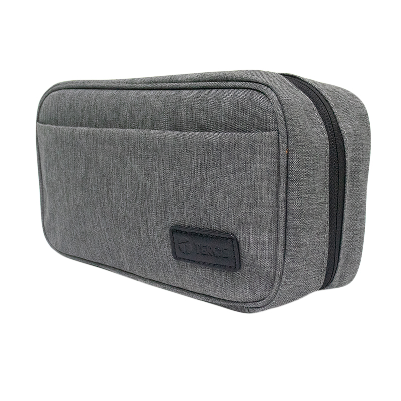 Cartuchera ﻿/ Estuche ﻿/ ﻿Organizador / Portacables TEROS TE-ACS9014, gris
