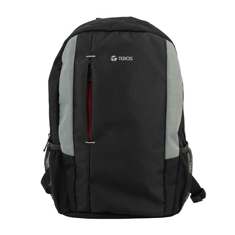 Backpack Teros TE-9040BS, para Notebooks de hasta 15.6", Color Negro y Gris