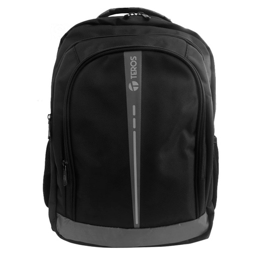 [373182] BACKPACK TEROS WORK BLACK/GREY TE-IDS18570, para notebooks de hasta 15.6"