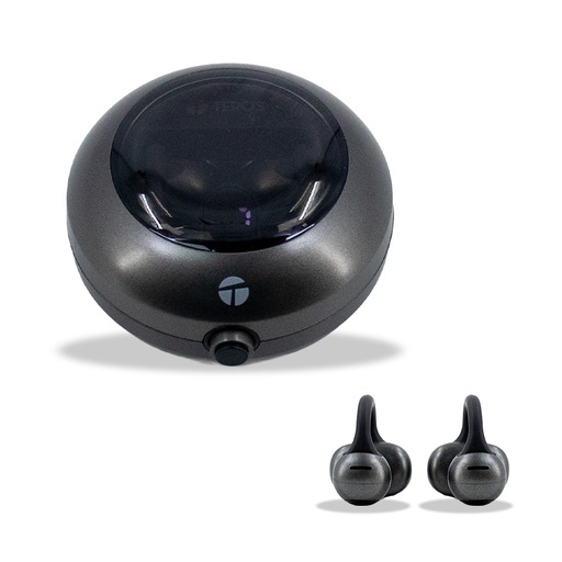 [485121] Audífonos Inalámbricos TEROS TE-80712N, Bluetooth, Carga Tipo C, Negro Titanium